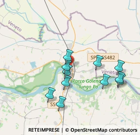 Mappa 46035 Ostiglia MN, Italia (3.59182)