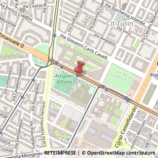 Mappa Corso Vittorio Emanuele II, 131 H, 10138 Torino, Torino (Piemonte)