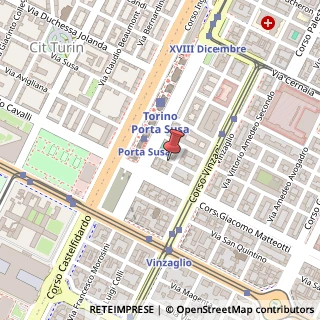 Mappa Via Giuseppe Giusti, 3, 10121 Torino, Torino (Piemonte)
