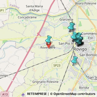 Mappa Via Santa Caterina, 45100 Rovigo RO, Italia (2.401)