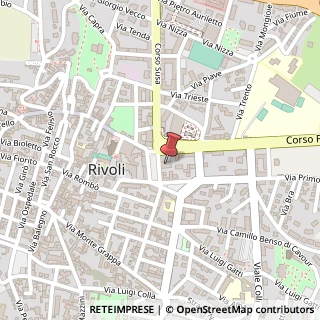 Mappa Piazza Principe Eugenio, 12, 10098 Rivoli, Torino (Piemonte)