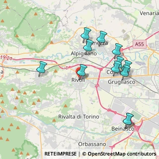Mappa Piazza Martiri della Libertà, 10098 Rivoli TO, Italia (4.295)