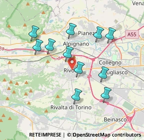 Mappa Piazza Martiri della Libertà, 10098 Rivoli TO, Italia (3.54091)