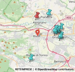 Mappa Piazza Martiri della Libertà, 10098 Rivoli TO, Italia (4.17818)