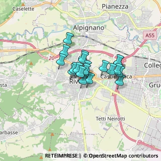 Mappa Corso Francia, 10098 Rivalta di Torino TO, Italia (1.072)