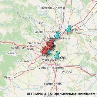 Mappa Via Antonio G. Ignazio Bertola, 10121 Torino TO, Italia (5.11833)