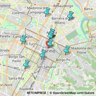 Mappa Via XX Settembre, 10125 Torino TO, Italia (1.63231)