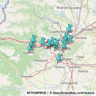 Mappa 7, 10098 Rivoli TO, Italia (9.68357)