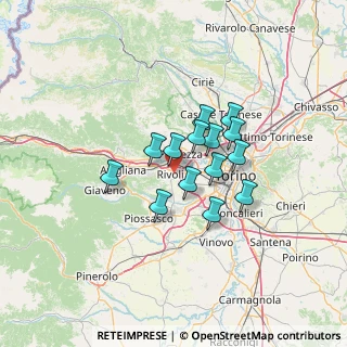 Mappa 7, 10098 Rivoli TO, Italia (9.35071)