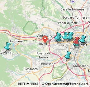 Mappa 7, 10098 Rivoli TO, Italia (9.10909)