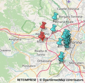 Mappa 7, 10098 Rivoli TO, Italia (7.48824)