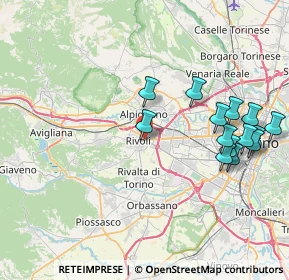 Mappa 7, 10098 Rivoli TO, Italia (8.60714)