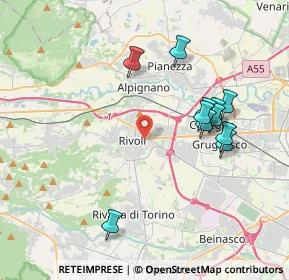 Mappa 7, 10098 Rivoli TO, Italia (3.84364)