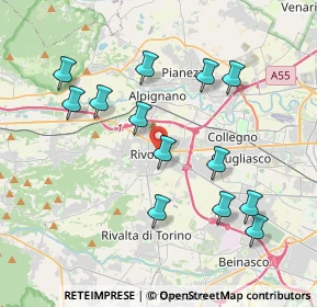 Mappa 7, 10098 Rivoli TO, Italia (3.93538)
