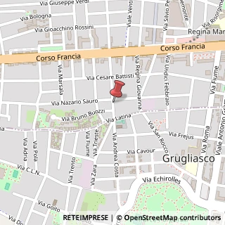 Mappa Via Andrea Costa, 25, 10093 Collegno, Torino (Piemonte)