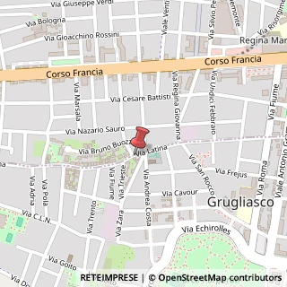 Mappa Via latina 78, 10093 Collegno, Torino (Piemonte)