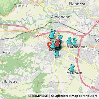 Mappa Piazza C. Bollani, 10098 Rivoli TO, Italia (0.87824)