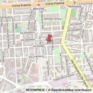 Mappa Via Asiago, 20, 10142 Torino, Torino (Piemonte)