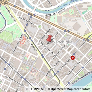 Mappa Via Sant'Ottavio, 42, 10124 Torino, Torino (Piemonte)