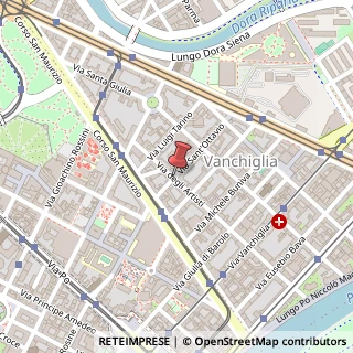 Mappa Via Sant'Ottavio,  37, 10124 Torino, Torino (Piemonte)
