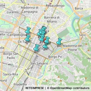 Mappa Via Virginio Giovanni, 10124 Torino TO, Italia (0.99667)
