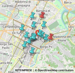 Mappa Via Virginio Giovanni, 10124 Torino TO, Italia (1.18588)