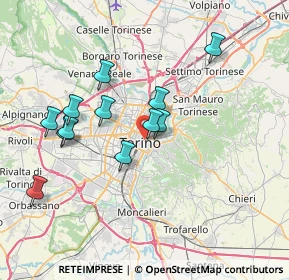 Mappa Via Virginio Giovanni, 10124 Torino TO, Italia (6.86917)