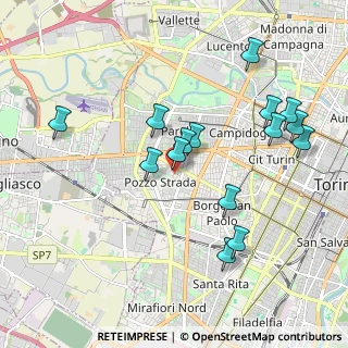 Mappa Via Giovanni Fattori, 10141 Torino TO, Italia (1.98467)