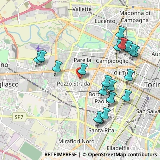 Mappa Via Giovanni Fattori, 10141 Torino TO, Italia (2.257)