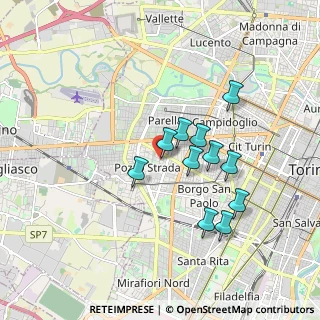 Mappa Via Giovanni Fattori, 10141 Torino TO, Italia (1.51364)