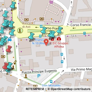 Mappa Studio Ottico Microlens, 10098 Rivoli TO, Italia (0.07308)