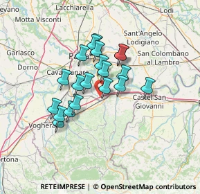 Mappa Autostrada dei Vini, 27041 Barbianello PV, Italia (10.454)