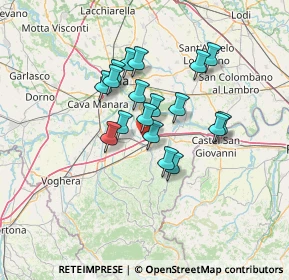 Mappa Autostrada dei Vini, 27041 Barbianello PV, Italia (10.36333)