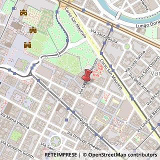 Mappa Via Gioacchino Rossini, 14, 10124 Torino, Torino (Piemonte)
