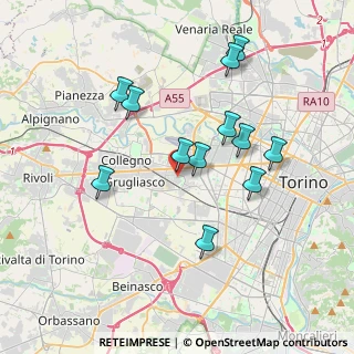 Mappa Vicolo Genova, 10095 Grugliasco TO, Italia (3.53417)