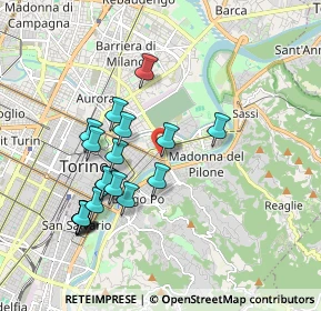 Mappa Ospedale Humanitas Gradenigo, 10133 Torino TO, Italia (1.84)