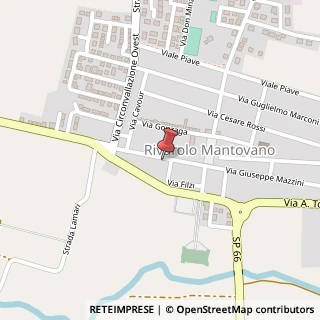 Mappa Via Giuseppe Mazzini, 16, 46100 Rivarolo Mantovano, Mantova (Lombardia)