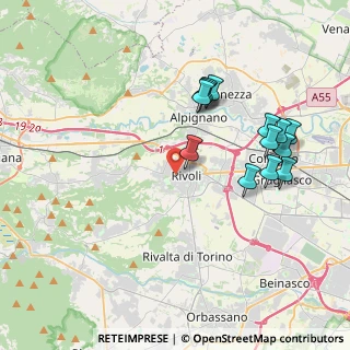 Mappa Via Vittorio Amedeo II, 10098 Rivoli TO, Italia (3.98077)