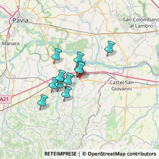 Mappa Via Emilia snc, 27049 Stradella PV, Italia (5.07727)