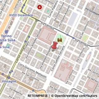 Mappa Via Raimondo Montecuccoli, 6, 10121 Torino, Torino (Piemonte)