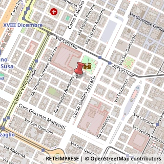 Mappa Via Valfre' Sebastiano Beato, 14, 10121 Torino, Torino (Piemonte)