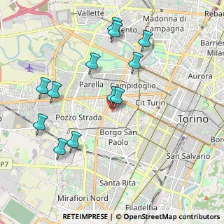 Mappa Via Cenischia, 10139 Torino TO, Italia (2.08083)