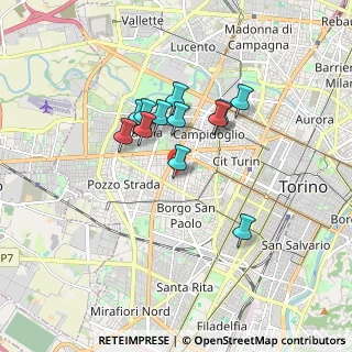 Mappa Via Cenischia, 10139 Torino TO, Italia (1.35417)
