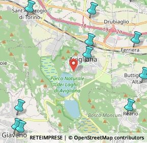 Mappa Via R. Suriani, 10051 Avigliana TO, Italia (3.38182)