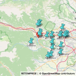 Mappa Via R. Suriani, 10051 Avigliana TO, Italia (7.9015)