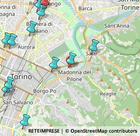Mappa Via Oropa, 10153 Torino TO, Italia (2.99077)