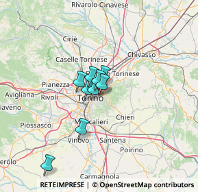 Mappa Via Oropa, 10153 Torino TO, Italia (19.08385)