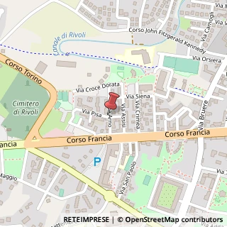 Mappa Via Arno, 9, 10098 Rivoli TO, Italia, 10098 Rivoli, Torino (Piemonte)