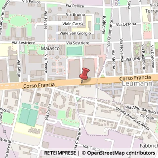 Mappa Corso Francia, 234, 10098 Rivoli, Torino (Piemonte)