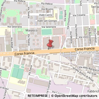 Mappa Corso Francia, 229, 10098 Rivoli, Torino (Piemonte)